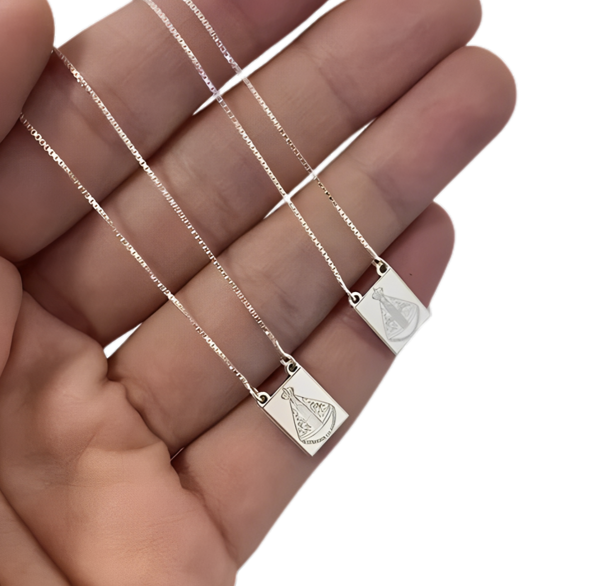 ESCAPULÁRIO NOSSA SENHORA -  PRATA 925