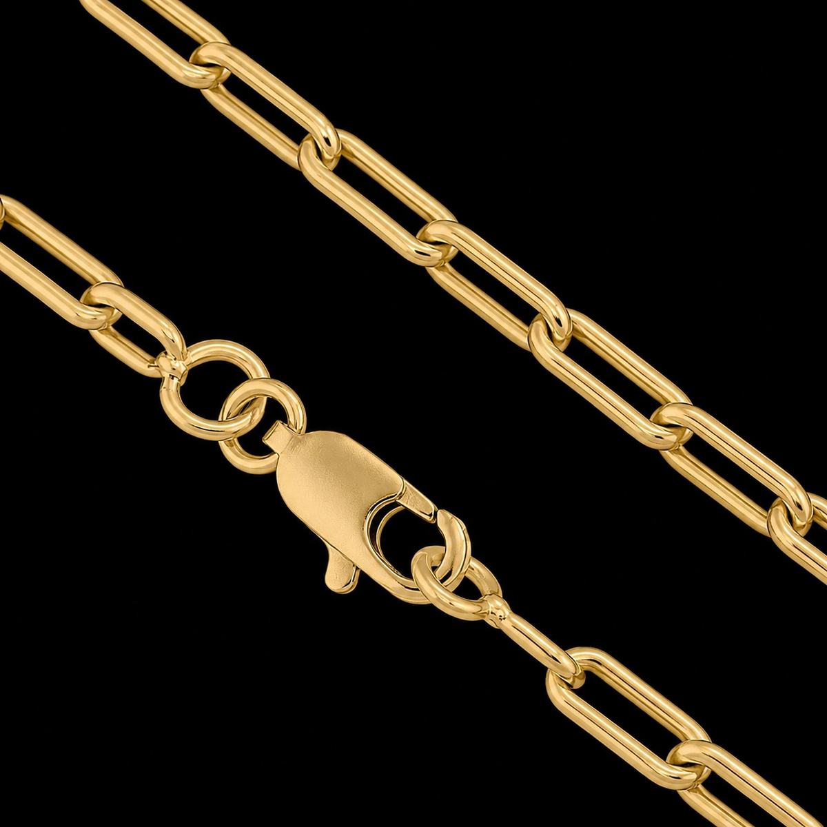 Corrente Cartier Long 4mm Banhado a Ouro 18k