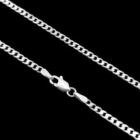 CORRENTE GRUMET ESCAMA 2MM - PRATA 925