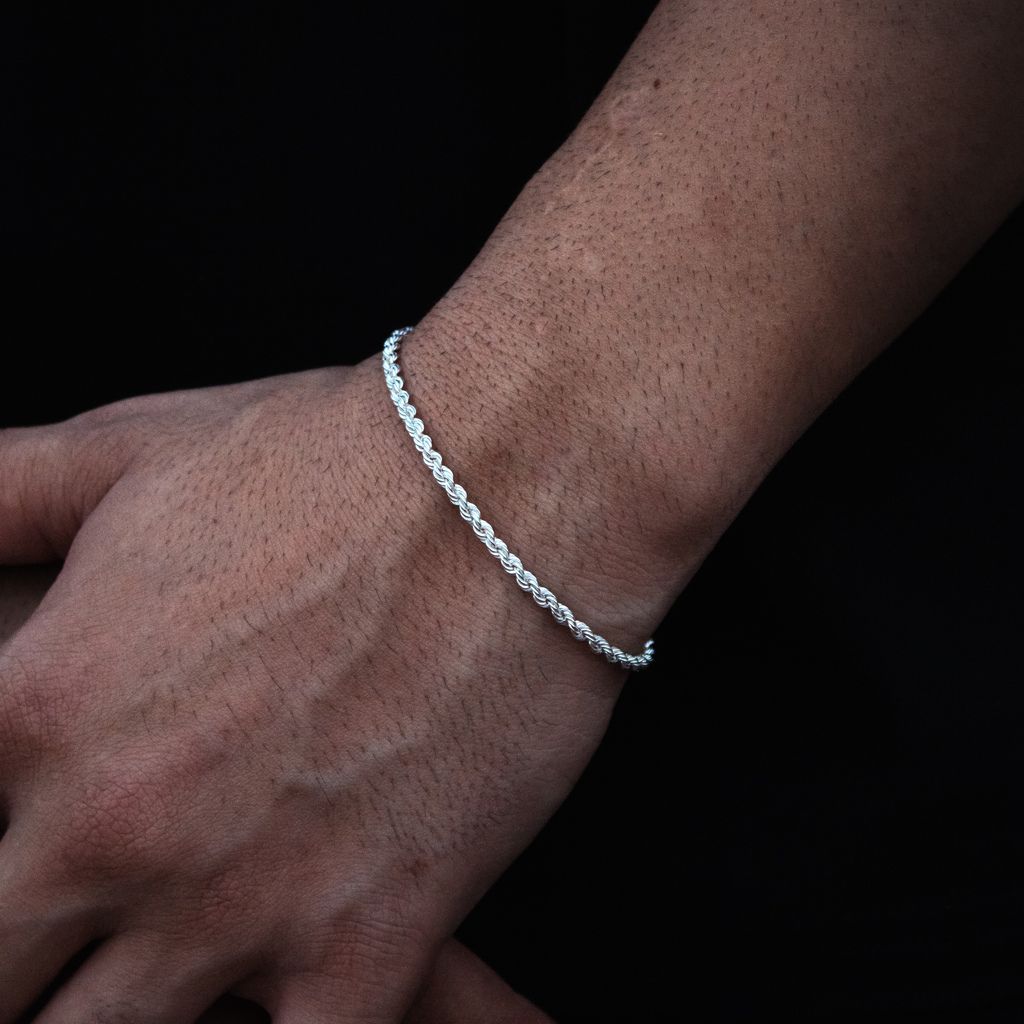 PULSEIRA ELO BAIANO (2,5MM) - PRATA 925