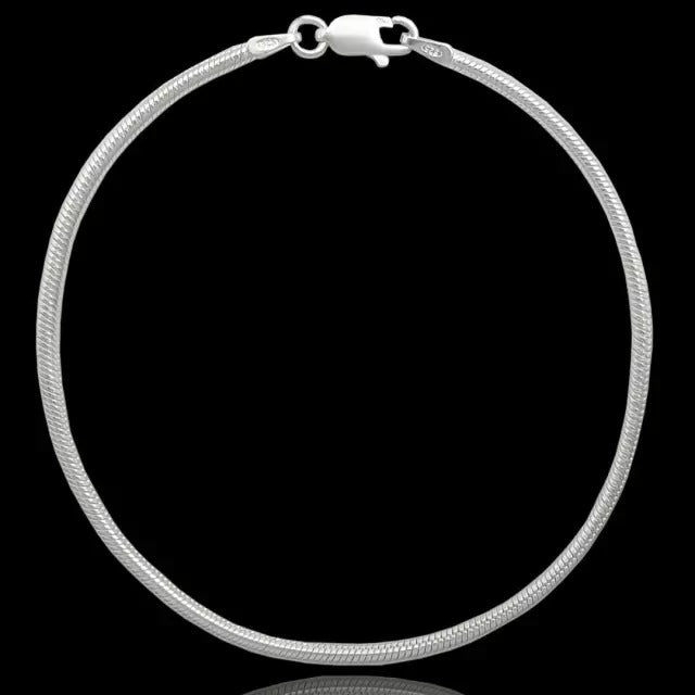 PULSEIRA RABO DE RATO (2MM) - PRATA 925