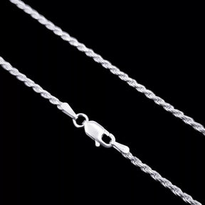 CORRENTE ROPE ELO BAIANO 2,5MM - PRATA 925