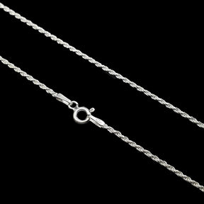 CORRENTE ROPE ELO BAIANO 1,5MM  - PRATA 925