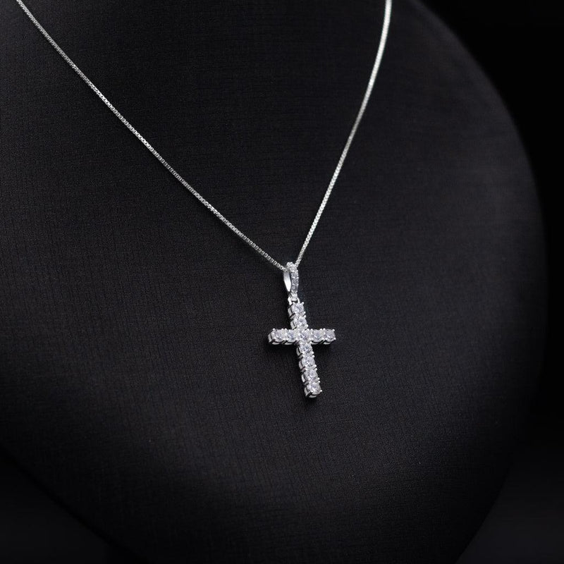 CONJUNTO RIVIERA - CORRENTE VENEZIANA 1MM + PINGENTE RIVIERA - PRATA 925