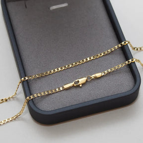 CORRENTE GRUMET 3MM - BANHADO A OURO 18K