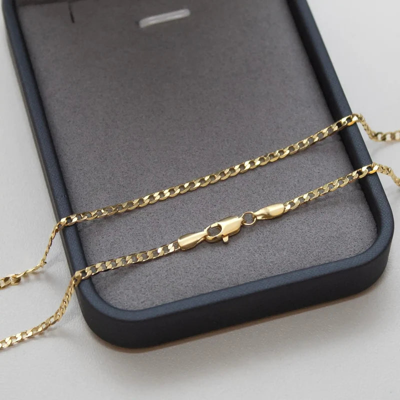 CORRENTE GRUMET 3MM - BANHADO A OURO 18K