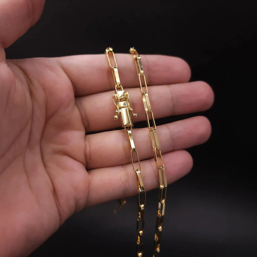 CORRENTE CARTIER 6MM - BANHADA A OURO 18K