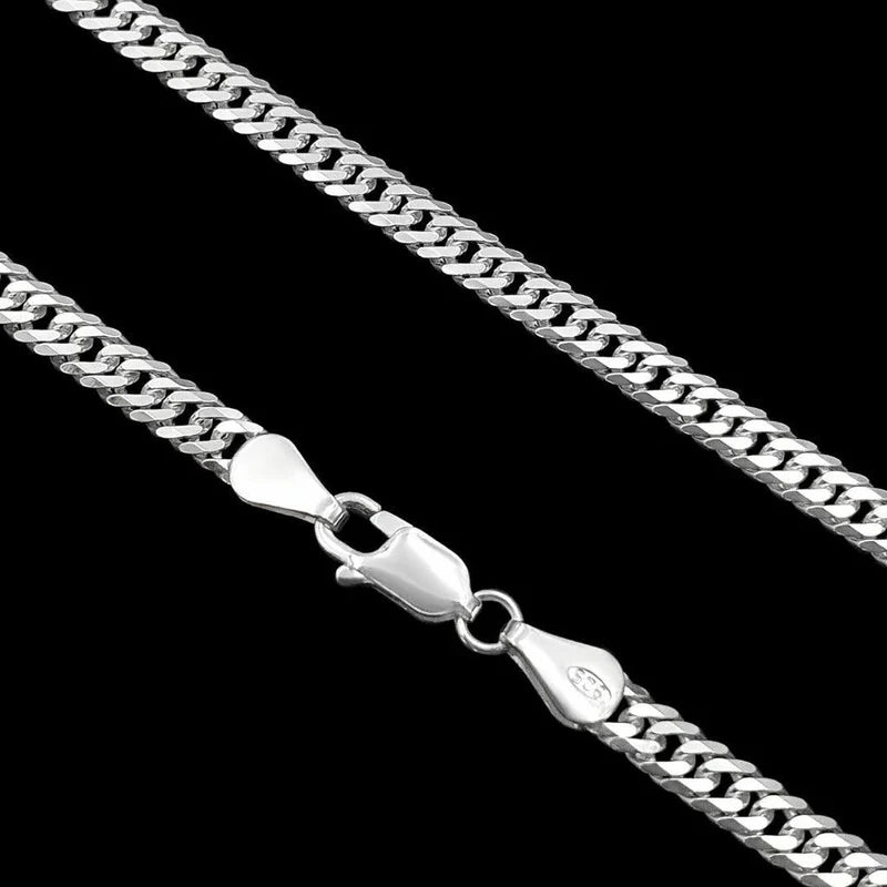 CORRENTE GRUMET ELO DUPLO 4MM - PRATA 925