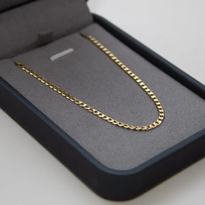 CORRENTE GRUMET 3MM - BANHADO A OURO 18K