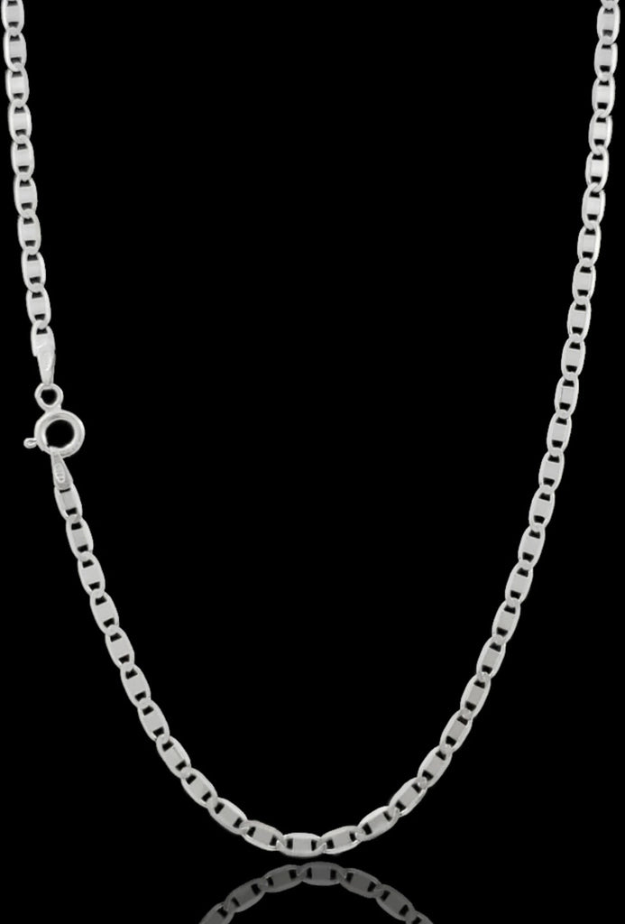 CORRENTE PIASTRINE 3MM - PRATA 925