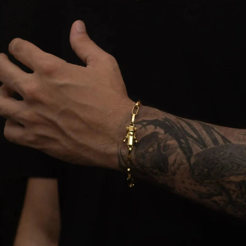 PULSEIRA CARTIER 4MM - BANHADO A OURO 18K