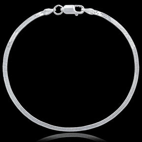 PULSEIRA LAMINADA (4,5MM) - PRATA 925